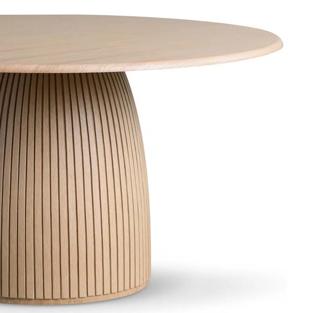 Kiri 1.4m Round Dining Table Natural Wood