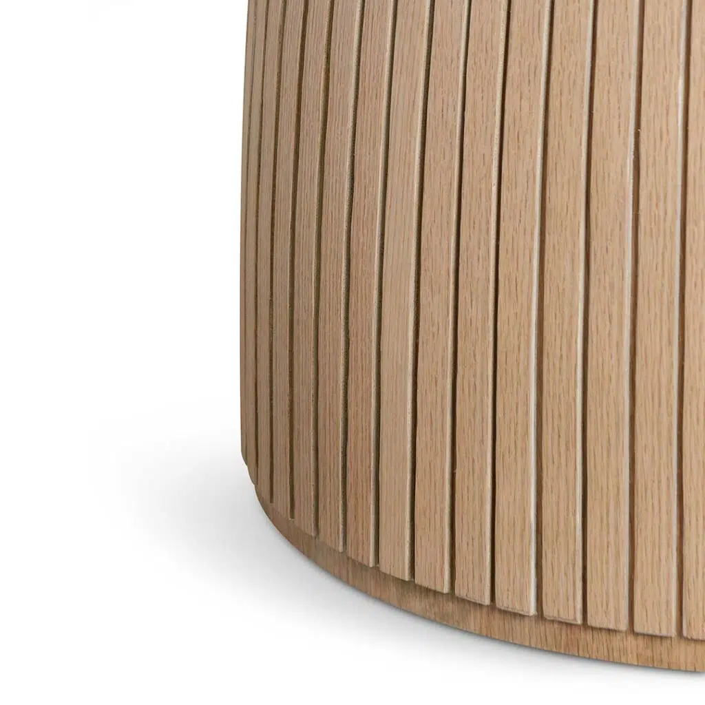 Kiri 1.4m Round Dining Table Natural Wood Modern Design