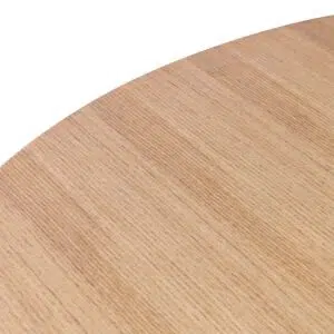 Kiri 1.4m Natural Wood Round Dining Table Modern Design