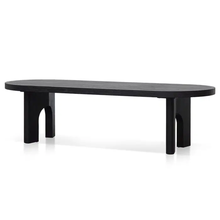 Avric 2.8m Oval Dining Table – Black