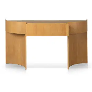 Noryn 1.5m Console Table Dusty Oak Curved Modern