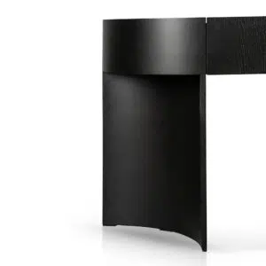 Noryn 1.5m Textured Espresso Black Console Table – Modern Interior Design