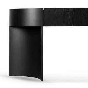 Noryn 1.5m Console Table Textured Espresso Black Modern Design