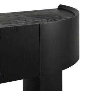 Noryn 1.5m Console Table – Textured Espresso Black Modern Design