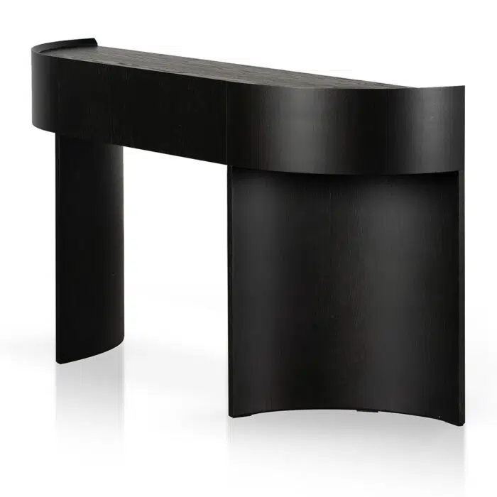 Noryn 1.5m Console Table – Textured Espresso Black