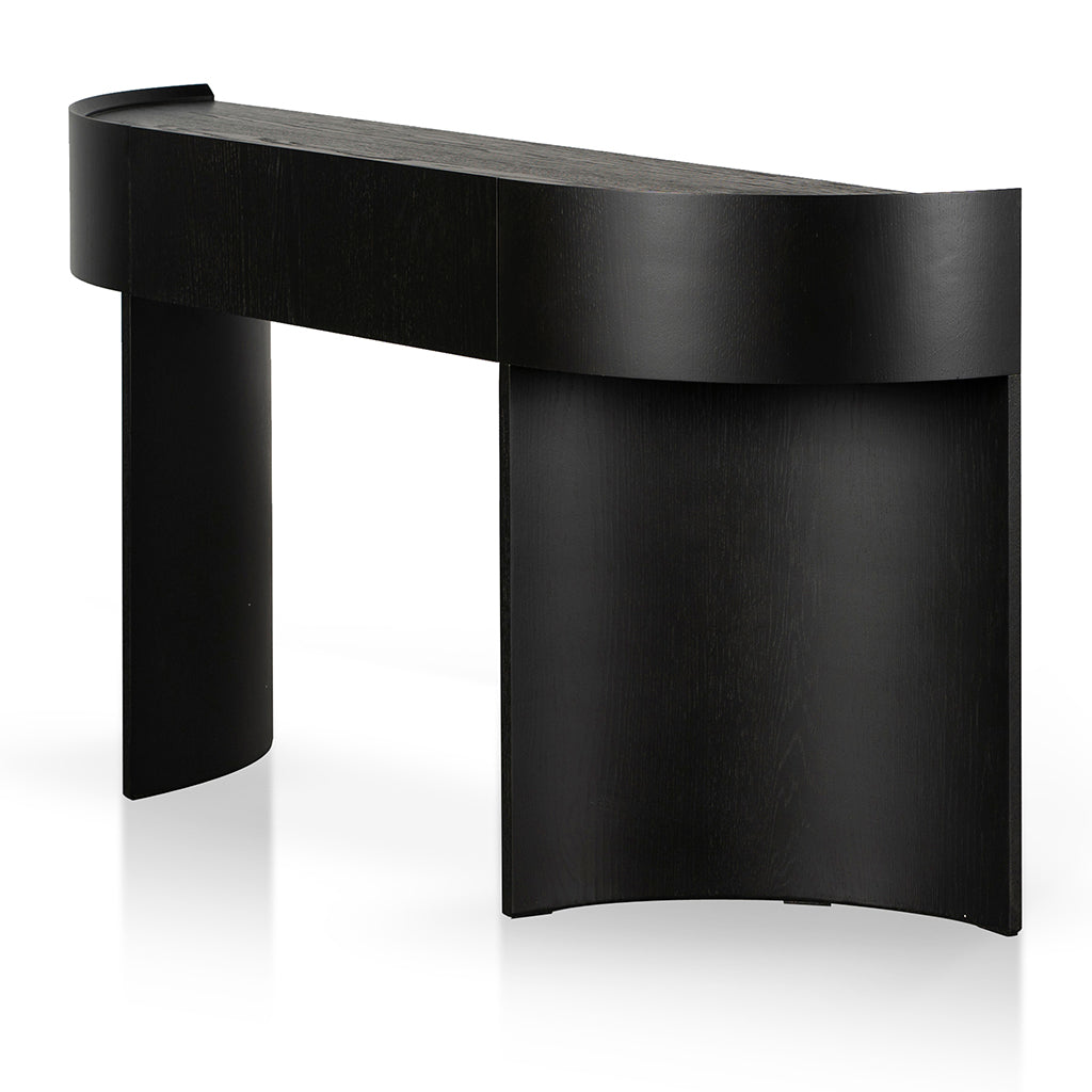Noryn 1.5m Console Table Textured Espresso Black