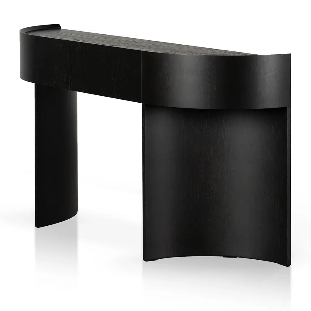 Noryn 1.5m Console Table Textured Espresso Black