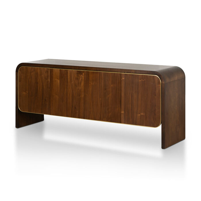 Taven 2m Buffet Unit - Elegant Walnut Design Modern Storage