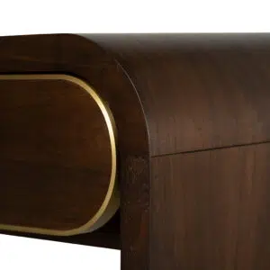Wyra 1.5m Walnut Console Table – Modern Design with Storage