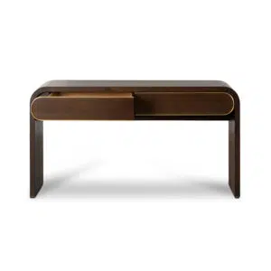 Wyra 1.5m Walnut Console Table - Modern Design with Storage & Durable Engineered Wood