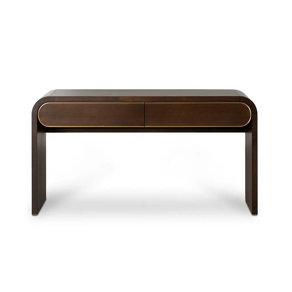 Wyra 1.5m Walnut Console Table – Timeless Modern Design with Storage