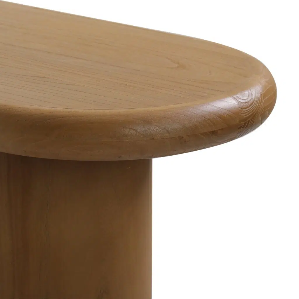 Glera 1.52m Natural Elm Console Table – Elegant Spacious