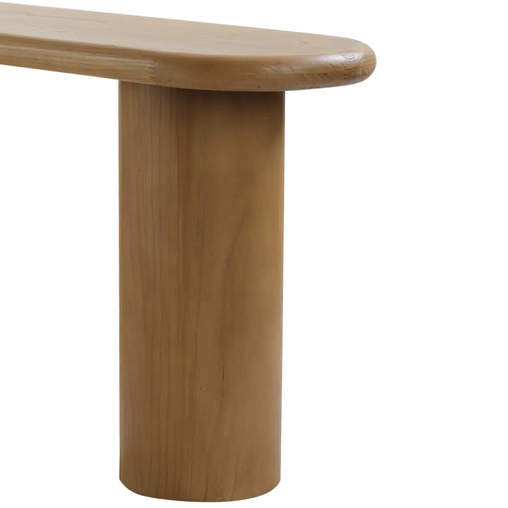Glera Elm Console Table – Natural Wood Design