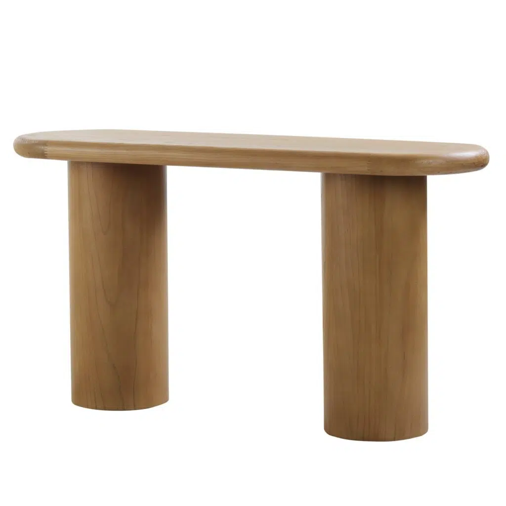 Glera 1.52m Elm Console Table Natural