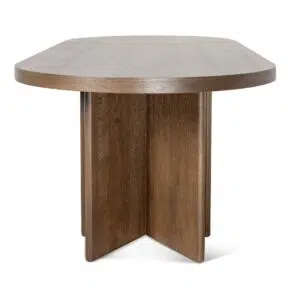 Leif 2.4m Oval Dining Table - Caramel Oak Design