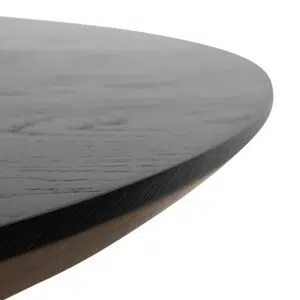 Varoa 2.5m Black Wooden Dining Table Modern Design