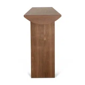 Amel 1.6m walnut veneer console table - modern design