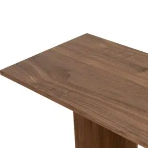 Amel 1.6m Walnut Veneer Console Table - Modern Durable Design