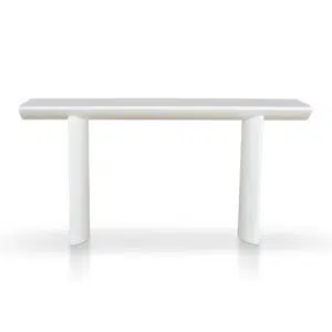 Sari 1.6m White Oak Console Table Modern Elegance