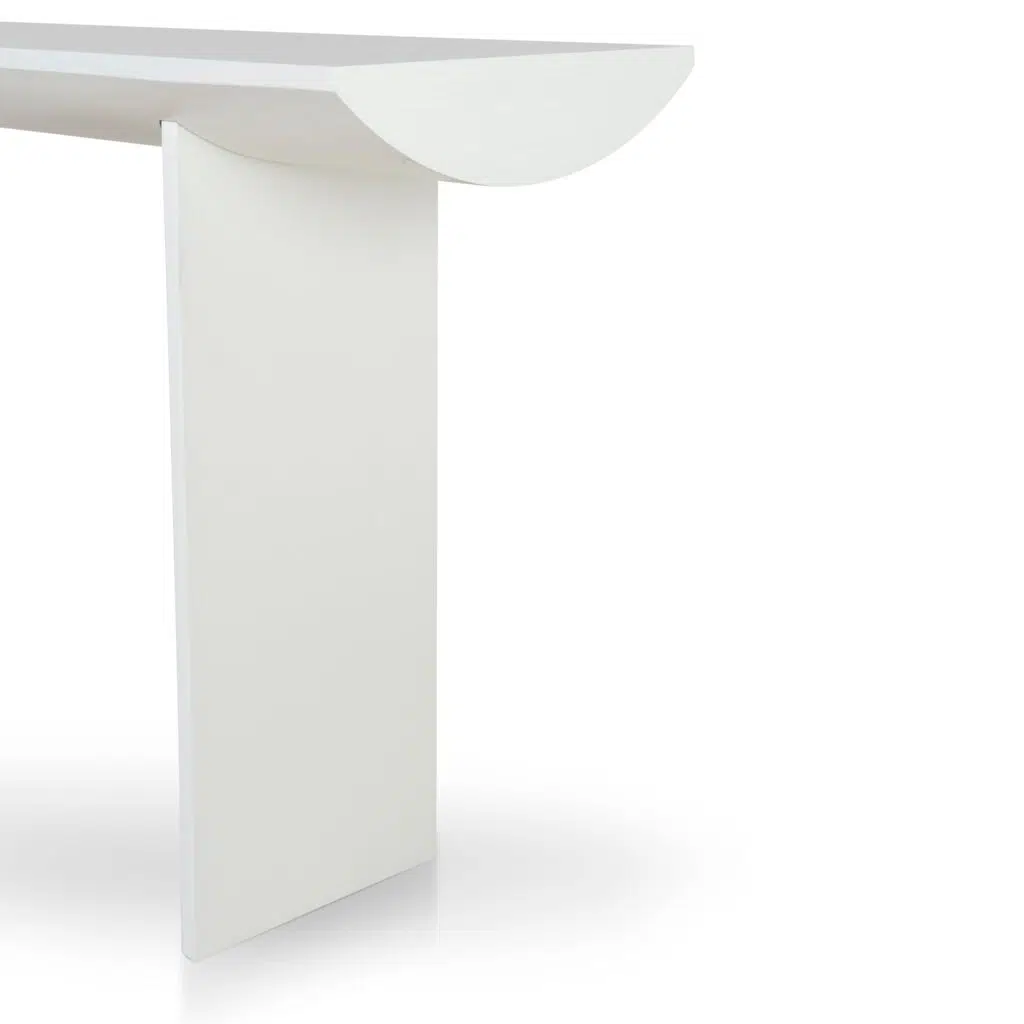 Sari 1.6m White Oak Console Table Modern