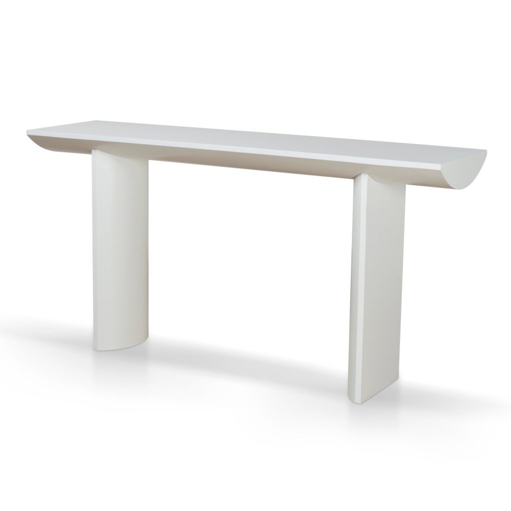 Modern White Oak Console Table 1.6m