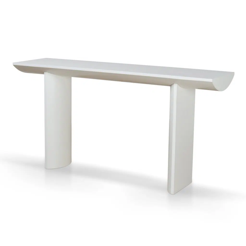 Modern White Oak Console Table 1.6m
