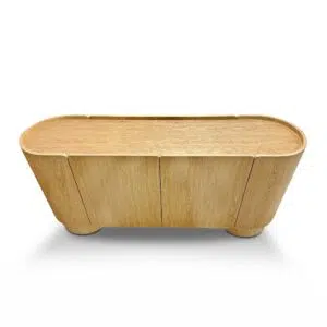 Dune 1.7m Oak Sideboard – Cylindrical Legs, Modern Storage