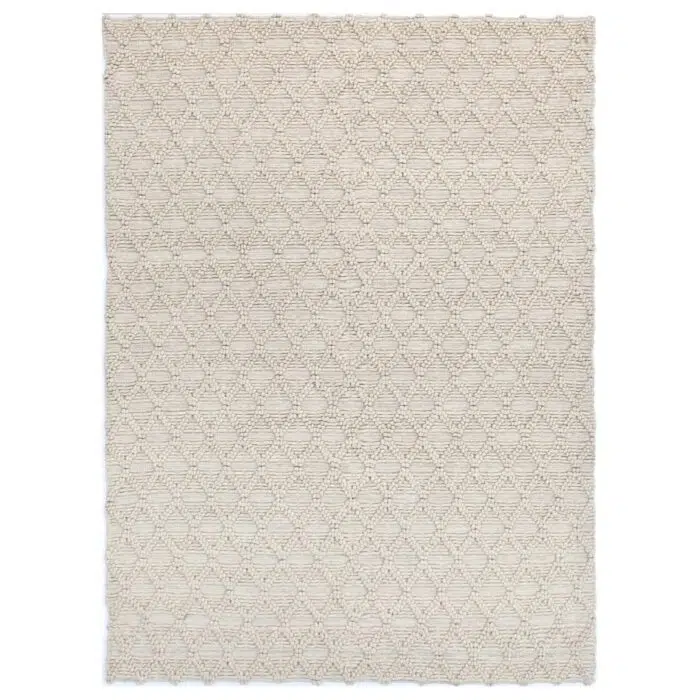 Himalaya Mosaic Tribal Natural Wool Rug