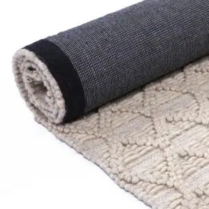 Himalaya Tribal Wool Rug - Natural Textured Design, Durable Handwoven