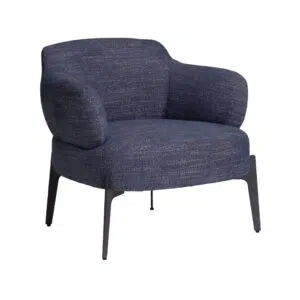 Niva Celadon Blue Fabric Armchair - Modern Comfort Design