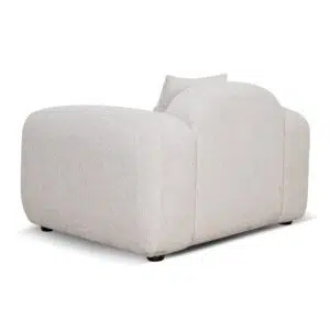 Coral Beige Karo Armchair - Modern Minimalist Design