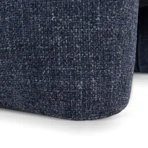 Kovo Moss Navy Fabric Lounge Chair - Comfortable Modern Design