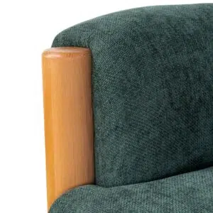 Bush Green Natural Armchair – Elegant, Sturdy Design