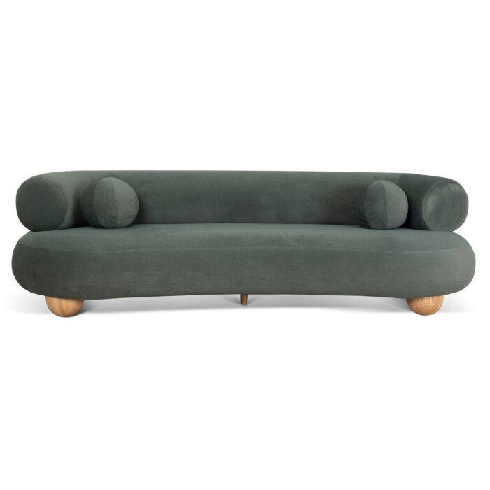 Doven 3 Seater Sofa Burnt Green – Modern Comfort Design