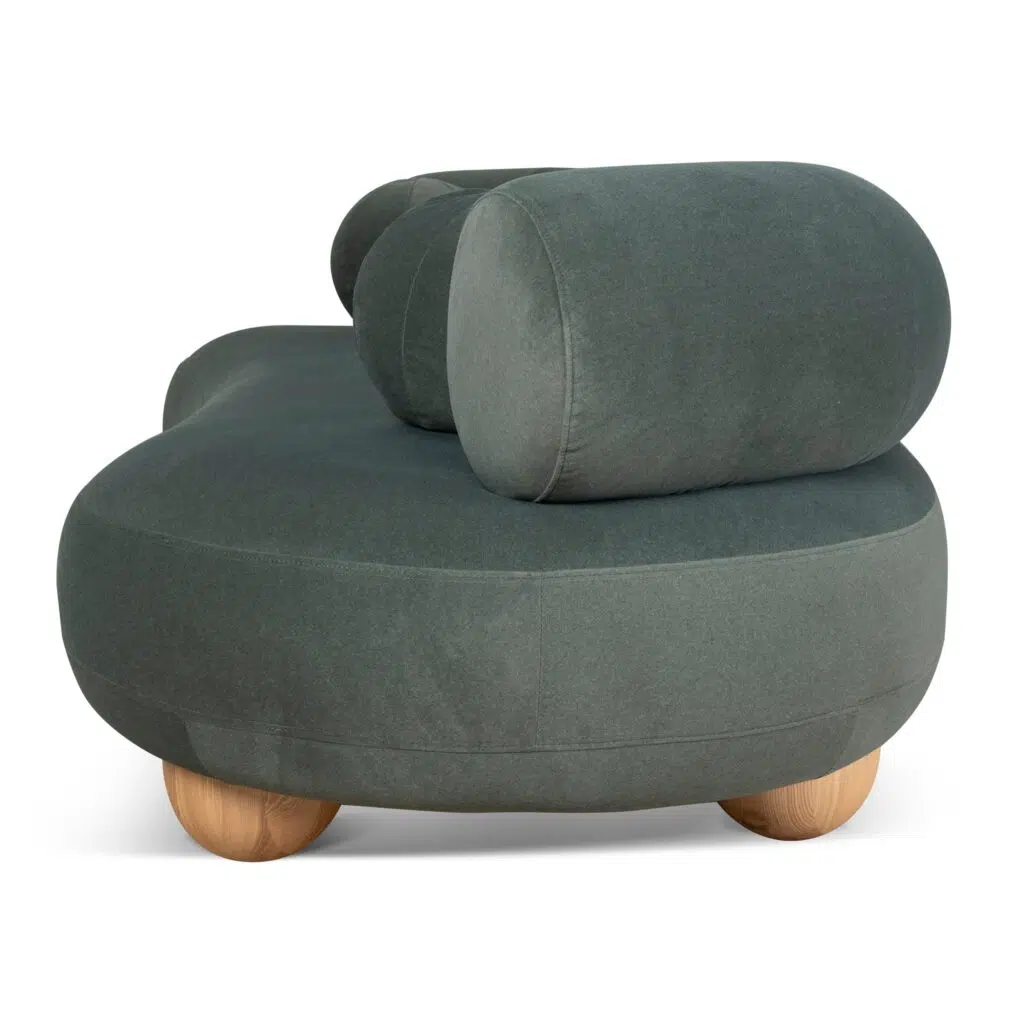 Doven 3 Seater Sofa Burnt Green Modern Design