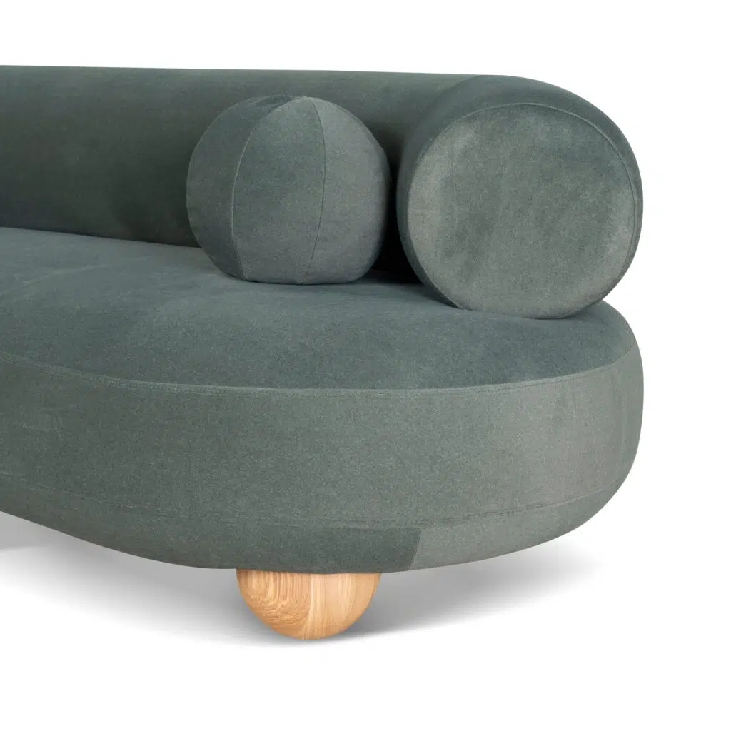 Doven 3 Seater Sofa Burnt Green – Modern Comfort & Elegant Design
