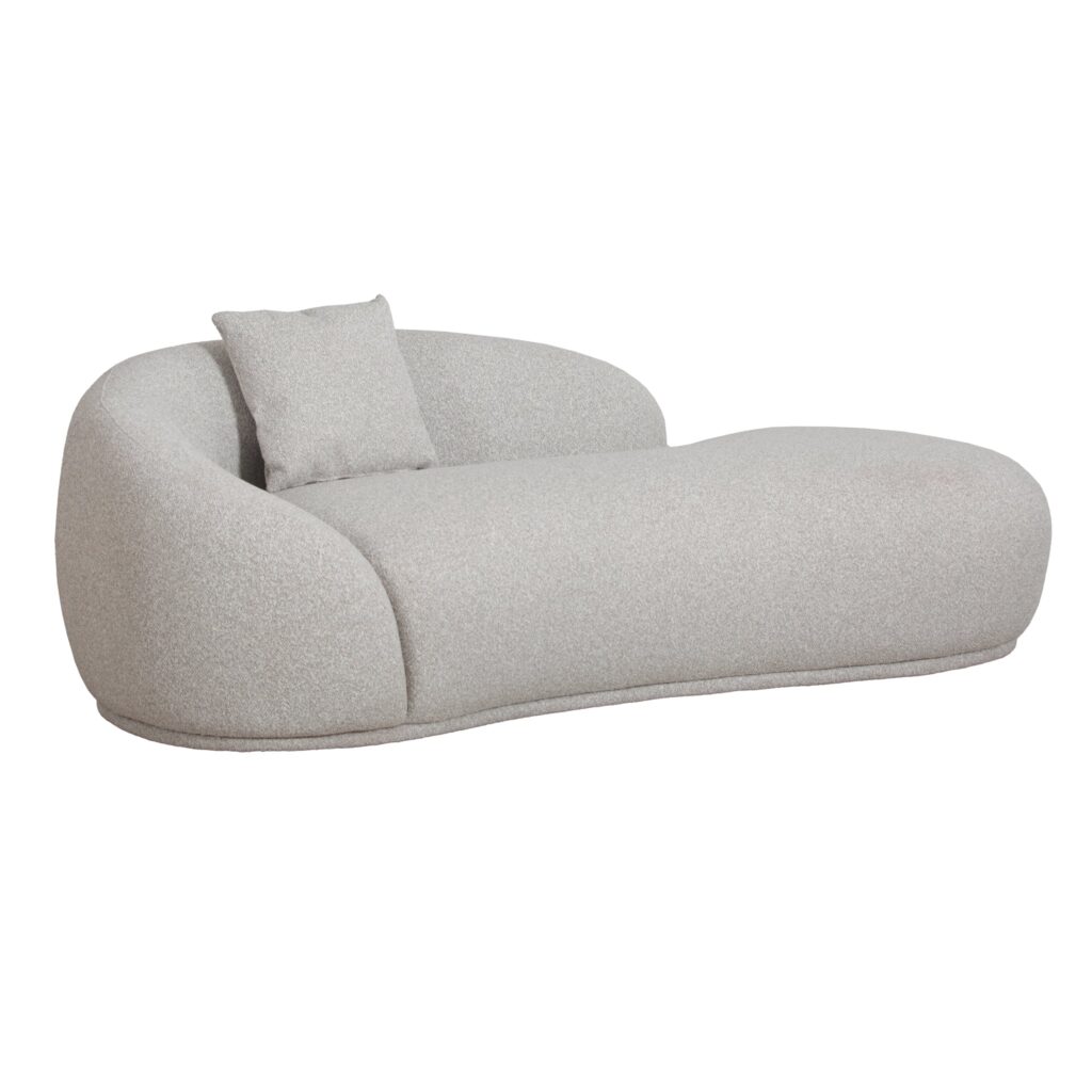 Tiva 3 Seater Fabric Sofa in Clay Grey – Modern Comfort