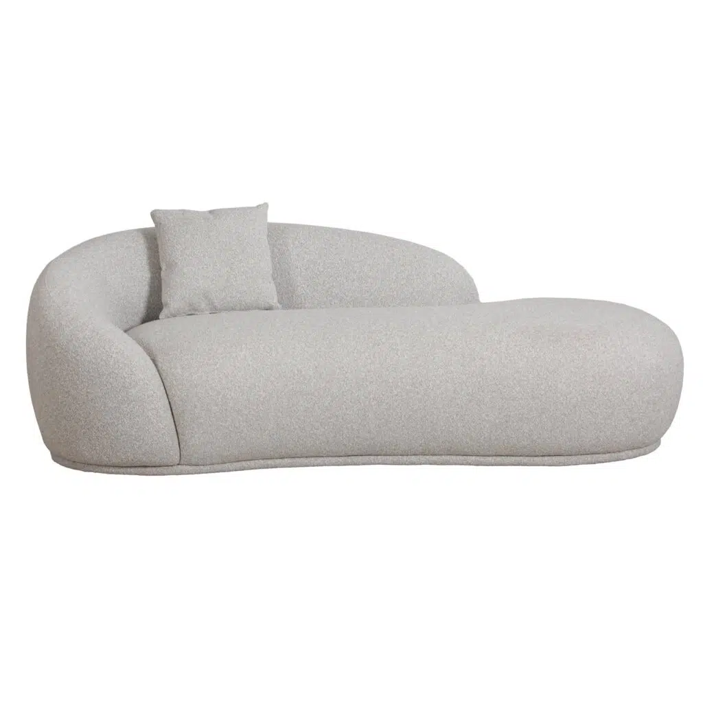 Tiva 3 Seater Fabric Sofa – Clay Grey Modern Minimalist Design
