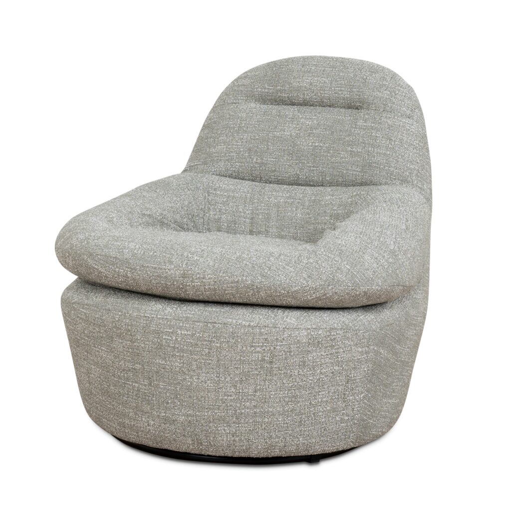 Syven Swivel Lounge Chair – Mint Green Modern Design