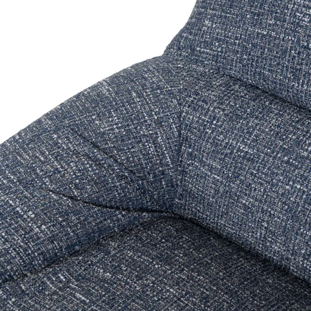 Ulven Prussian Blue Swivel Lounge Chair Ultimate Comfort