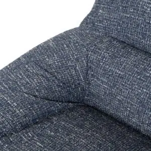 Ulven Prussian Blue Swivel Lounge Chair Ultimate Comfort