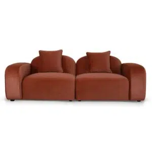 Nyven 3 Seater Sofa – umber orange, comfortable modern design