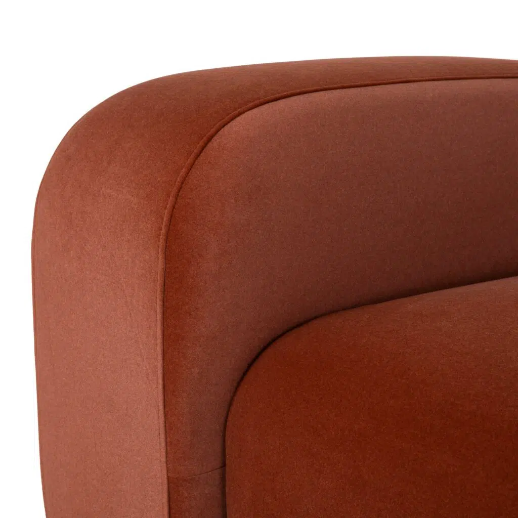 Nyven 3 Seater Sofa – Umber Orange