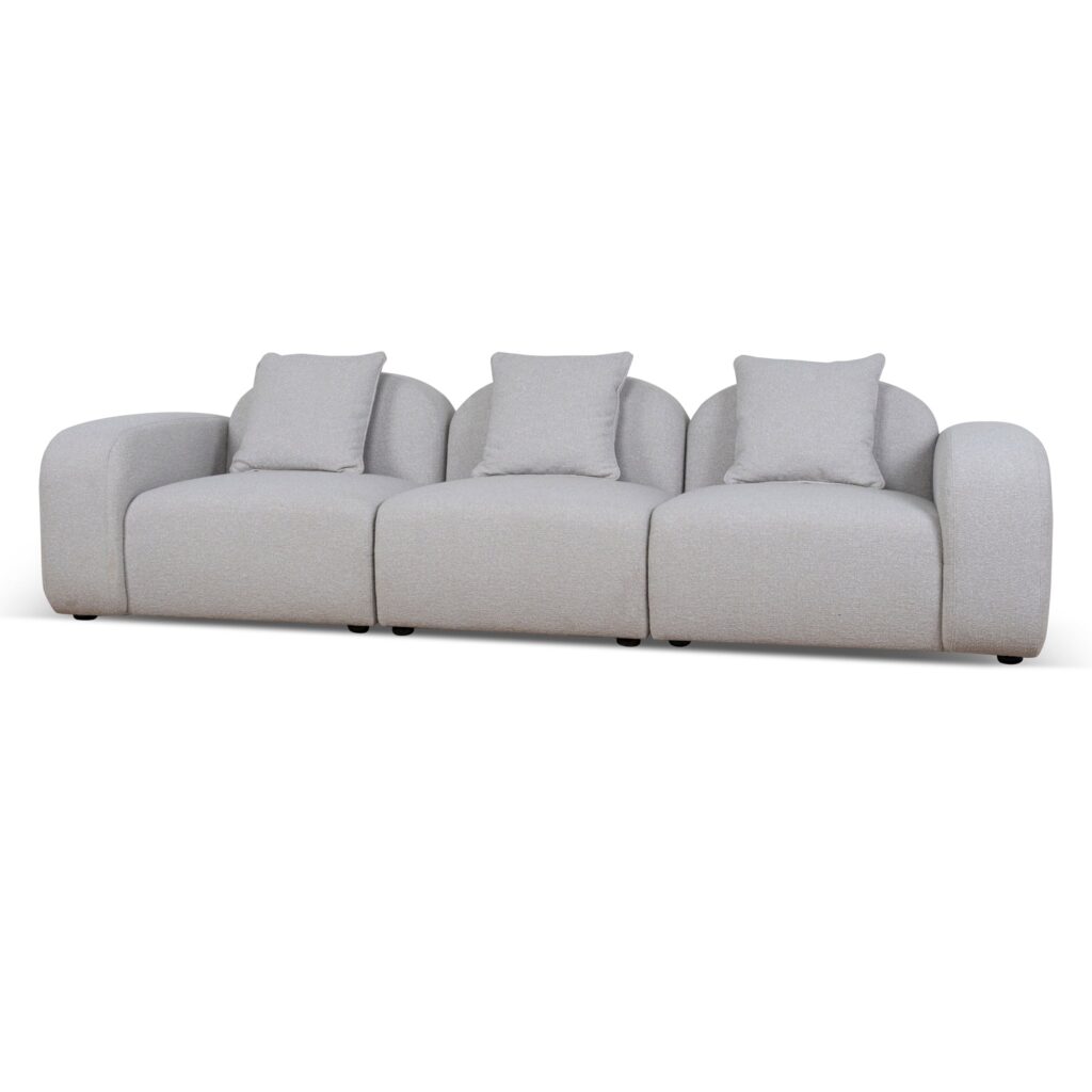 Mira 4 Seater Sofa Sandstone Beige Comfortable Living Room Furniture