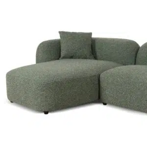 Elven 3 Seater Left Chaise Sofa – Amazon Green Comfort