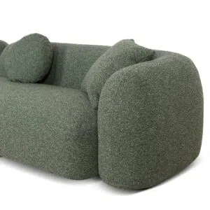 Elven 3-Seater Left Chaise Sofa – Amazon Green Modern Design