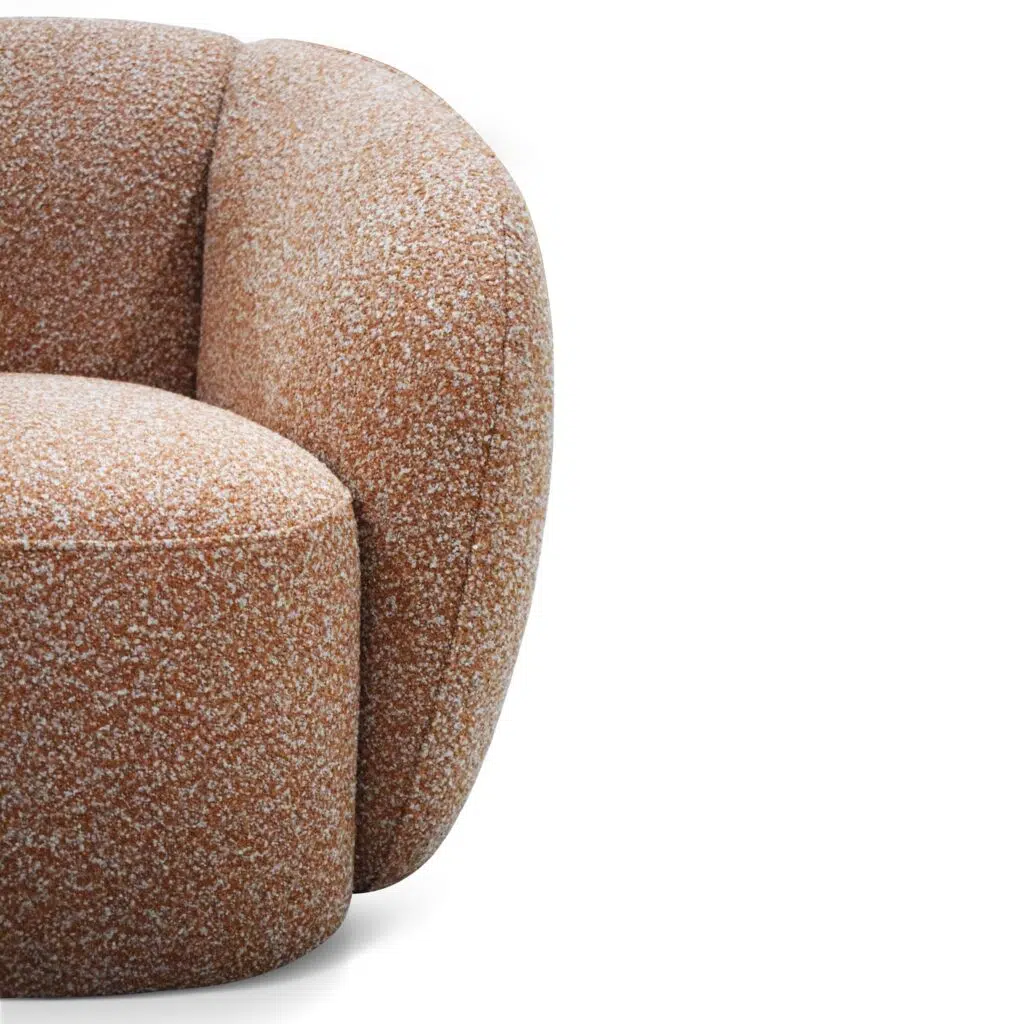 Loryn Armchair - Terracotta Brown Sleek Comfort Design