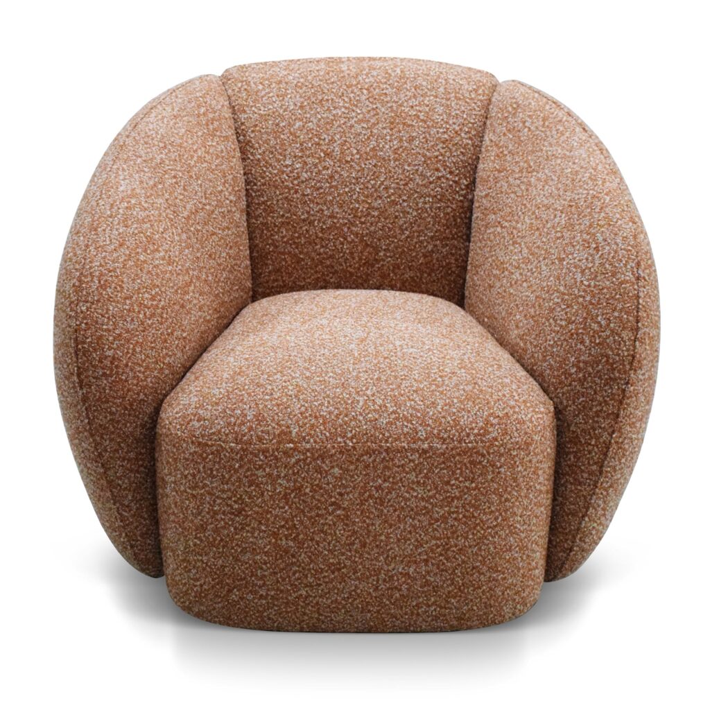 Loryn Armchair Terracotta Brown - Sleek Design & Comfort