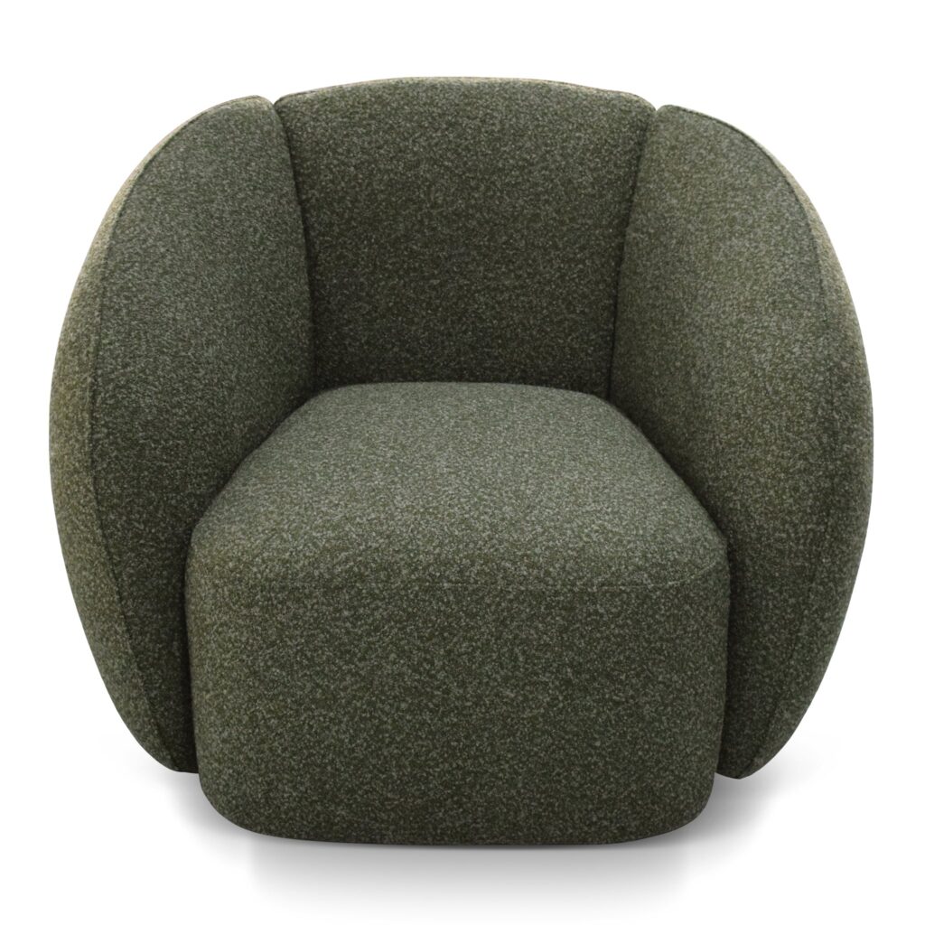 Loryn Armchair Amazon Green Comfort Durable Spring Suspension Concealed Base