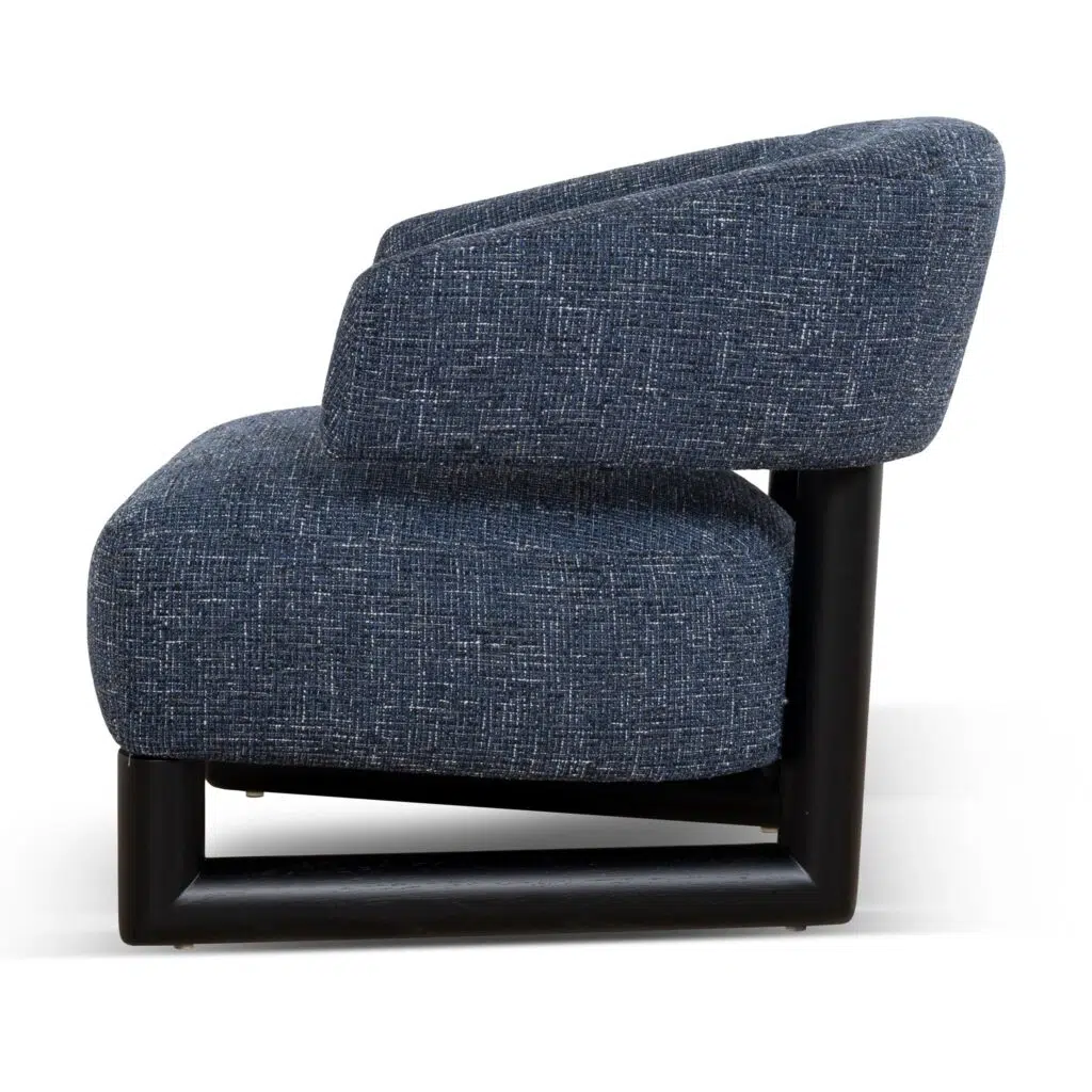 Savo Armchair in Oxford Blue - Elegant Upholstered Design